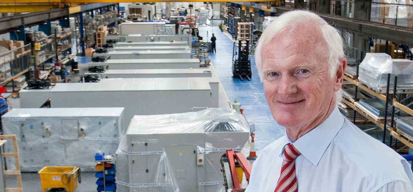 John Whitehouse in Weatherite factory